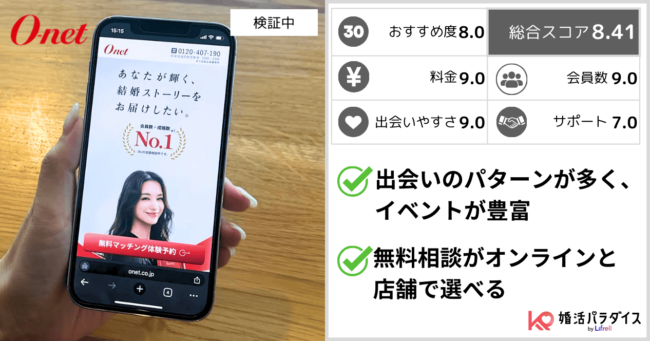 オーネットの検証結果と特徴