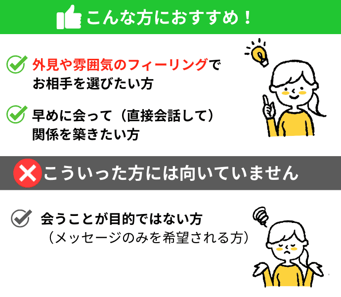 カドルがおすすめ方、向いていない方
