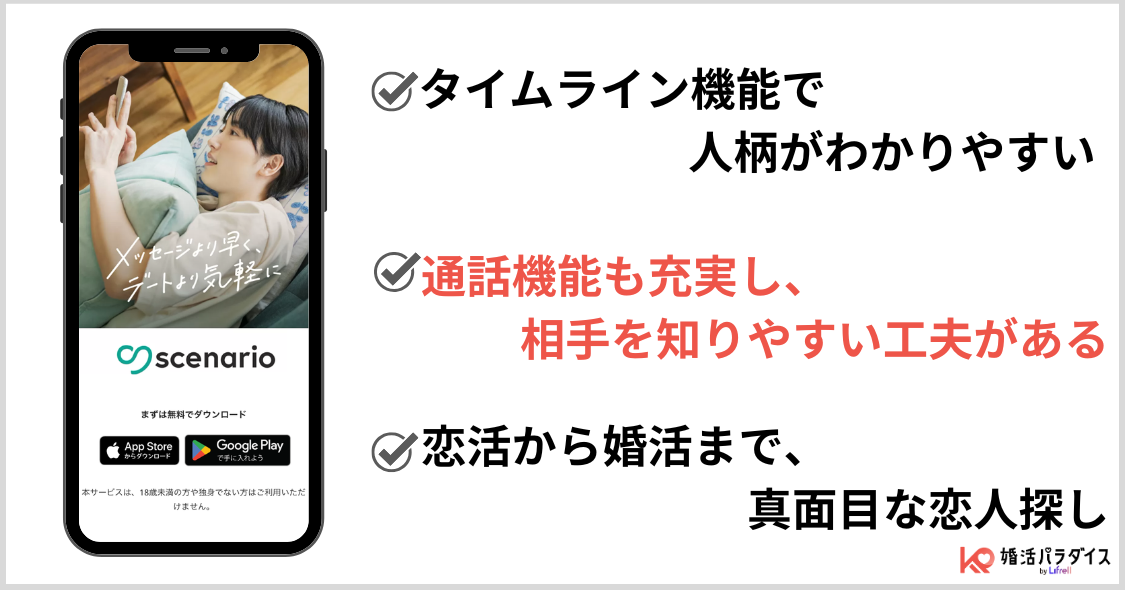 シナリオの特徴