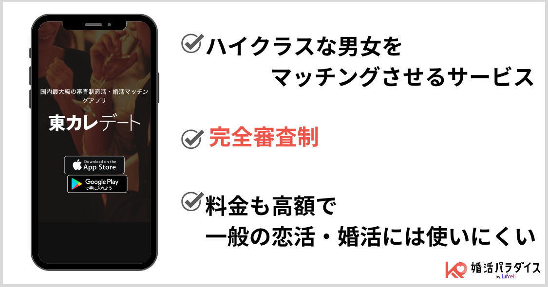 東カレデートの特徴
