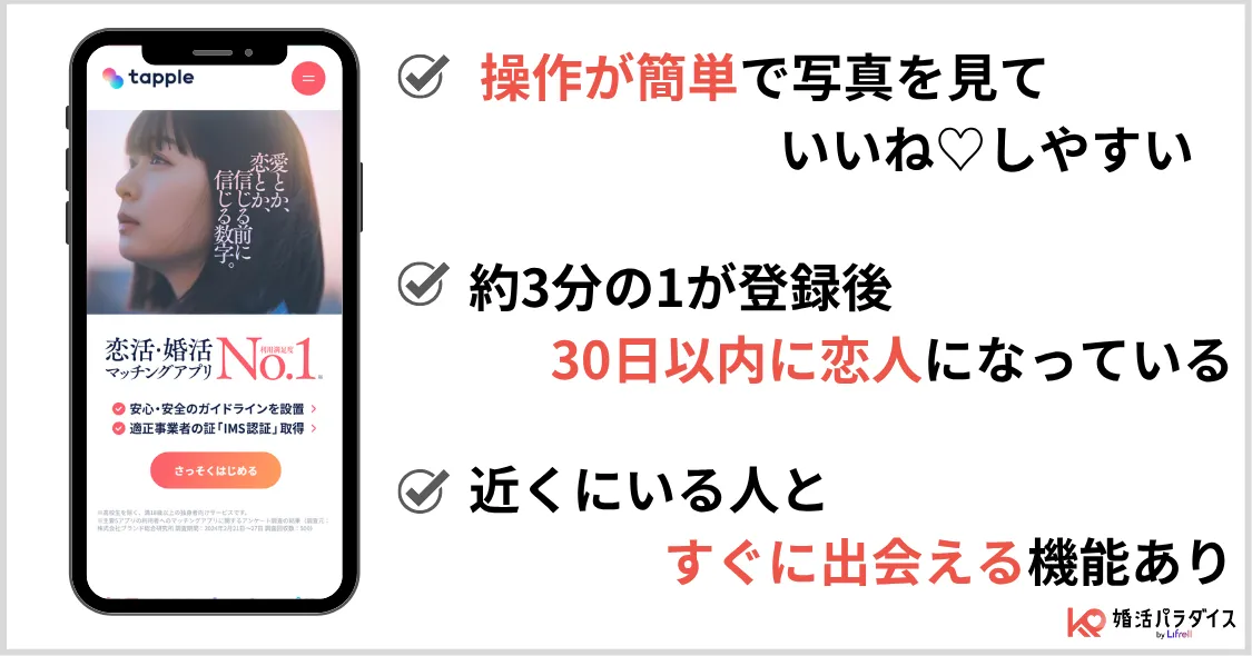 タップルの特徴