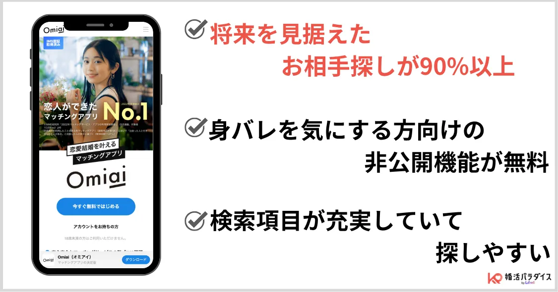 omiaiの特徴