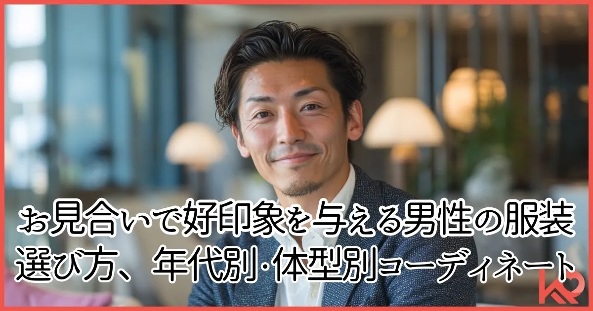 お見合いで好印象を与える男性の服装｜失敗しない選び方から年代別・体型別コーデまで完全解説