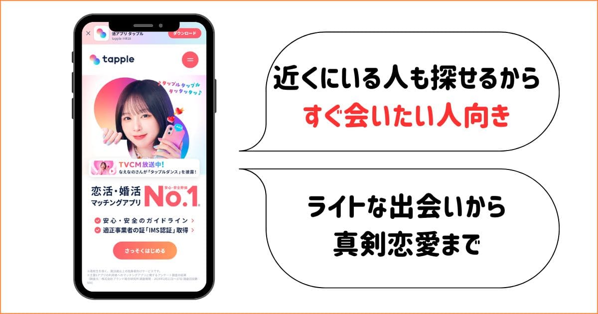 タップルの特徴