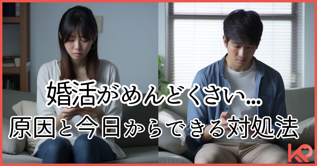 婚活がめんどくさい