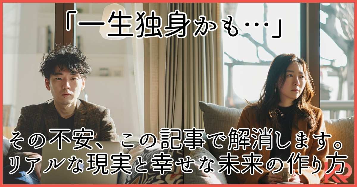 一生独身かも・・