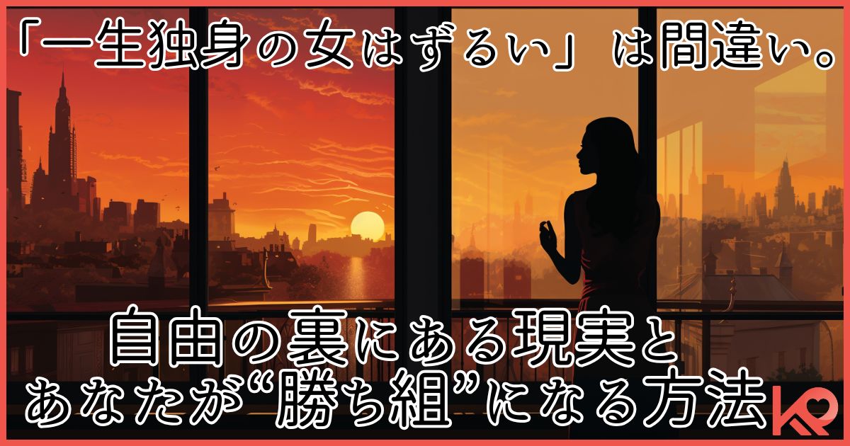 一生独身の女性はずるい