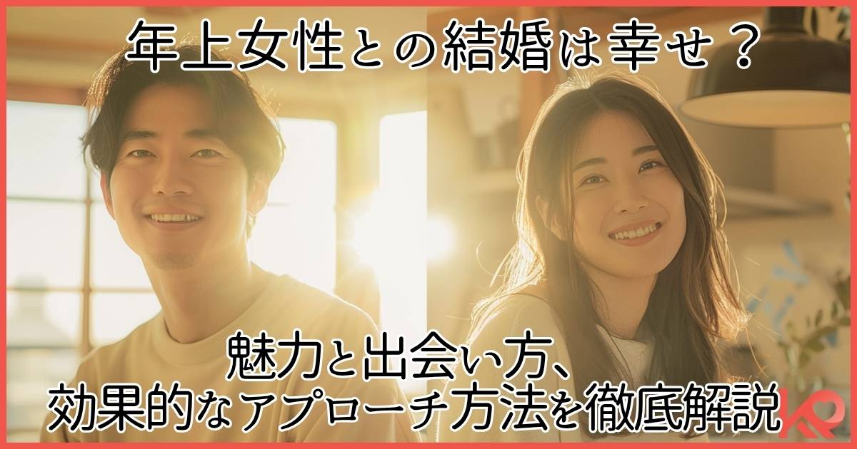 年上女性との結婚は幸せ?